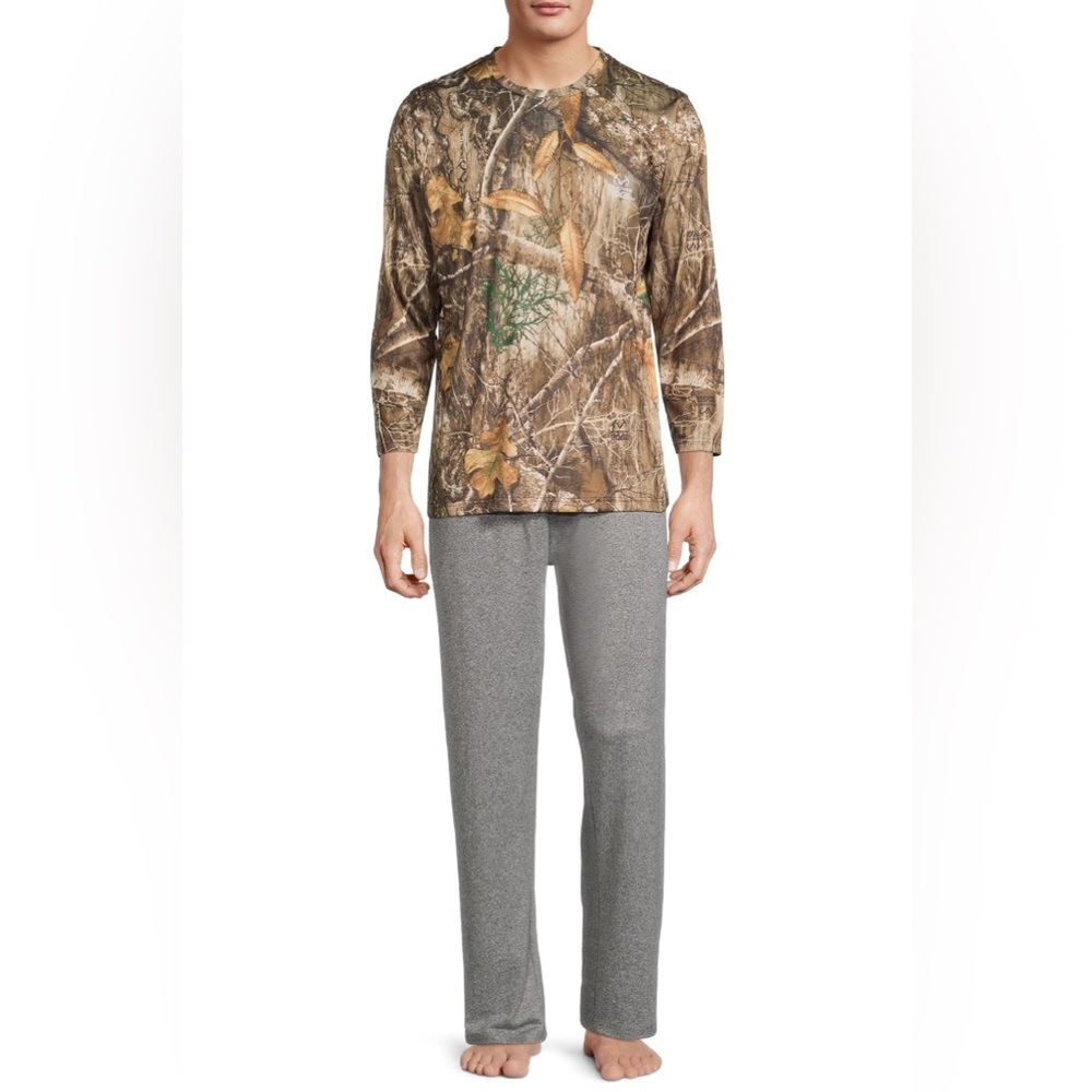Realtree Men’s Super Soft Lounge Set - Edge Size Large New in box